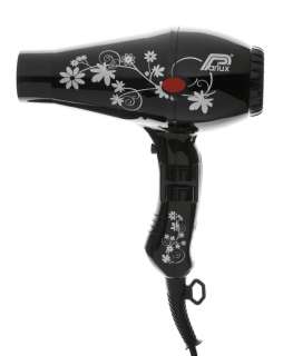 Parlux Compact 3200 Hairdryer Flowers Edition BLACK  