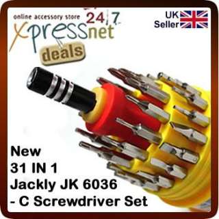 Brand New 31 IN 1 Jackly JK 6036   C Screwdriver Set  