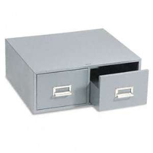  Buddy Products Steel Card Cabinets FILE,CARD,2 DWR,5X8,GY 