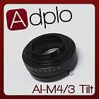 TILT ADAPTER Nikon AI lens Micro 4/3 M4/3 camera adapter G1 GH1 GH2 