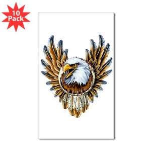   ) (10 Pack) Bald Eagle with Feathers Dreamcatcher 
