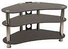 Black Glass Stand   Chrome Leg, GTS Range   TV Stands items in 