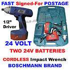 Boschmann 24V Cordless Impact Wrench 1/2 Driver + 2x 2