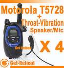 Motorola 2 Way Walkie Talkie + Throat Vibrati​on Mic