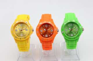   Montre Watch Silicone 10 couleur Ice diamètre 3.8 et 4.3 