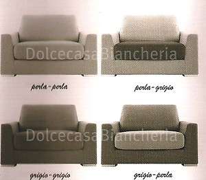 COPRIDIVANO 2 POSTI divano 15 COLORI grigio PERLA MAX cm 210  