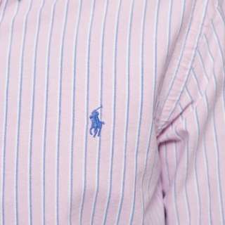   Pink/White Striped Slim Fit Oxford Shirt A04 WSL3B C4488 E9400  