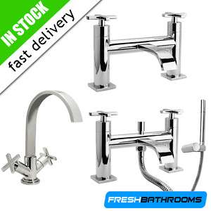 Pedestal Bathroom Sinks on Chrome Bathroom Sink Basin Mixer Bath Filler Shower Tap