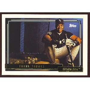  1992 Topps Gold #555 Frank Thomas   Chicago White Sox 
