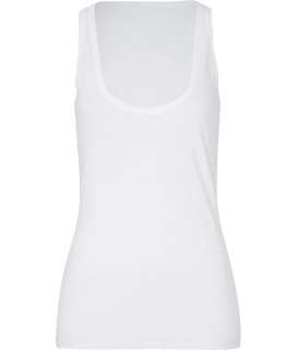 Hemisphere White Linen Tank Top  Damen  T Shirts  