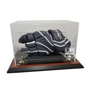 Hockey Player Glove Display Case, Brown   Los Angeles Kings   NHL 