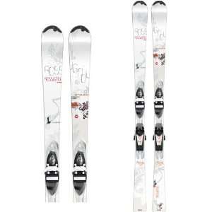 ROSSIGNOL ATTRAXION I CASUAL WTPI2 ALPINE SKIS WITH SAPHIR 90 BINDINGS 