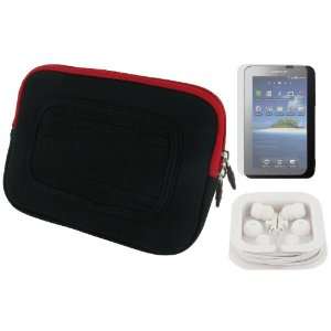   Samsung Galaxy Tab Tablet P1000   oMAS Series (Red / Black) 