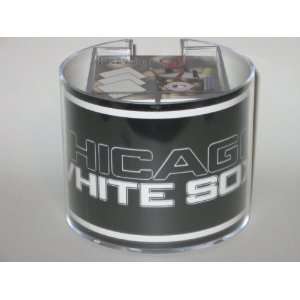 CHICAGO WHITE SOX Team Logo DESK CADDY with 750 Sheet Note Pad  