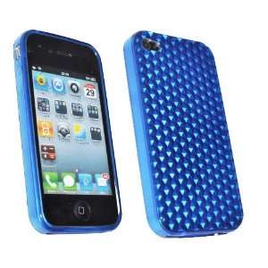 Mobile Palace Blue silicone skin case cover pouch holster with screen 