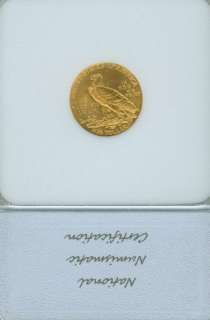 1908 .. $2.50 Indian Head Quarter Eagle .. Gold Coin .. 2 1/2 Dollar 