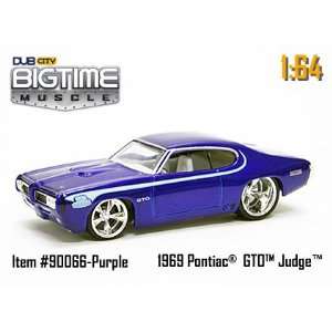   Jada Dub City 1:64 BIGTIME MUSCLE 1969 Pontiac GTO Judge: Toys & Games