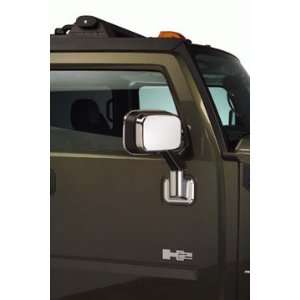   Chrome Door Mirror Covers, for the 2006 Hummer H2 SUT: Automotive