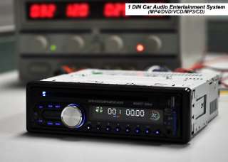 DIN Car Audio Entertainment System   MP4/DVD/VCD//CD, 50W x 4 