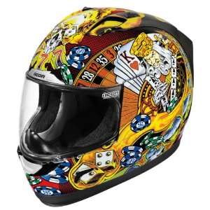   Alliance Full Face Motorcycle Helmet Black Lucky Lid XXL 2XL 0101 5416