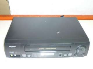 Sharp 4 Head Rapid Rewind VCR Model VC A422 VHSHQ  