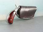   BROWN CUSTOM LEATHER HOLSTER FOR A .22 CAL NAA FIVE SHOT REVOLVER