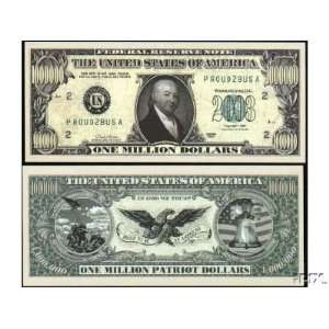  (10) Patriot Million Dollar Bill 