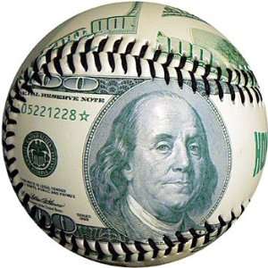   One Hundred Dollar Bill Collectible Baseball