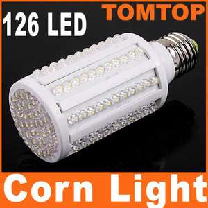 126 LED E27 7W White Corn Light Bulb 220V 5000 6500K  