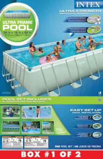   16 x 52 Ultra Frame Rectangular Swimming Pool Deluxe Set  54987EG