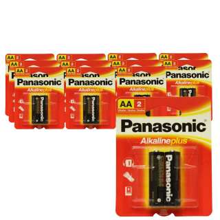Panasonic ALKALINE PLUS AA Battery 2pk AM 3PA/2B Box of  