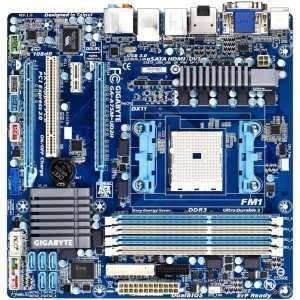  Super4 GA A75M UD2H Desktop Motherboard   AMD   Socket FM1. AMD A75 