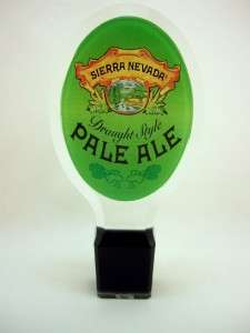 Sierra Nevada Pale Ale Lucite Beer Tap Handle  