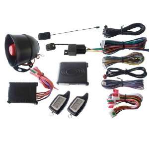    Long RangeFM LCD 2 Way Car Alarm w/ Remote Starter: Electronics