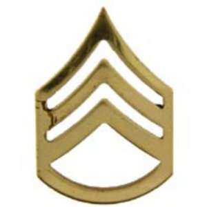  U.S. Army E6 Staff Sergeant Pin Gold Plated 1 Arts 