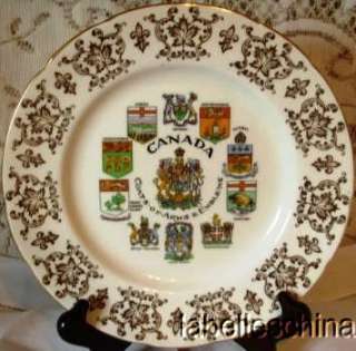 Paragon Canada Coats of Arms and Emblems 8 Salad Plate  