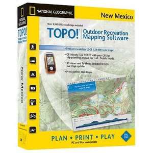   TOPO! USGS New Mexico Map CD ROM (Windows or Mac): GPS & Navigation