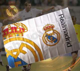 Real Madrid FC Club Football Spain Soccer Flag Banner  
