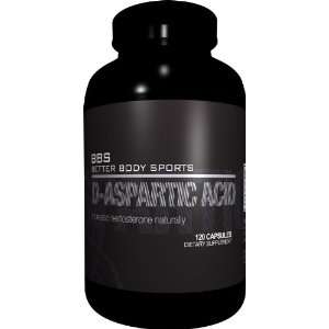  Better Body Sports D Aspartic Acid Dietary Supplement, 120 