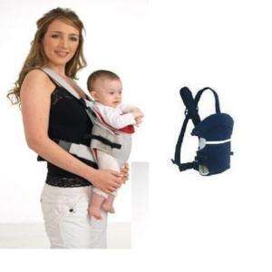 Baby Carrier Cotton Infant Front & Back Backpack Blue  