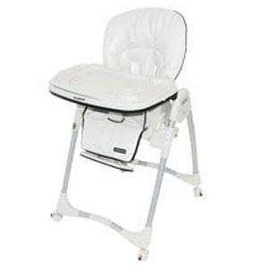  Baby Trend High Chair in White Leatherette Baby