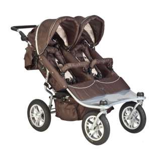Valco Baby Tri Mode EX Twin Stroller Hot Chocolate Double/Dual Jogging 