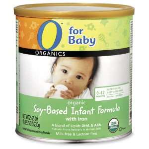 Organics for Baby Organic Soy Based Infant Formula with Iron, 25.7 