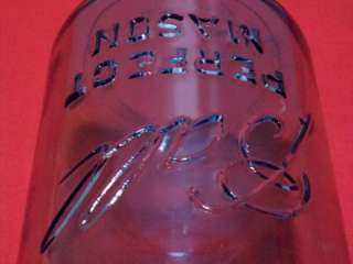 Vintage Ball Perfect Mason Jar & Zinc Lid~Aqua Lucky#13  
