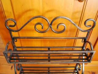 Handmade Iron French Style Herb and Spice Rack Scrolls  