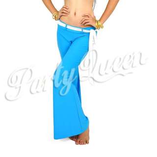color Casual Wear Cotton Yoga Pants Latin Belly Dance  