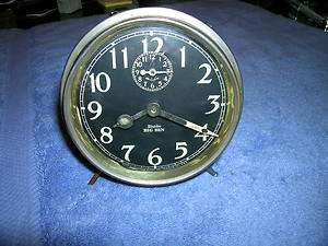 Westclox big Ben Antique Black Face Alarm Clock Western Clock Co 