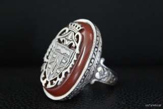 Ring is made of high quality copper. Comes with a carnelian bloodstone 