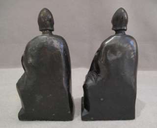 Antique Metal Medieval Knight Bookends  