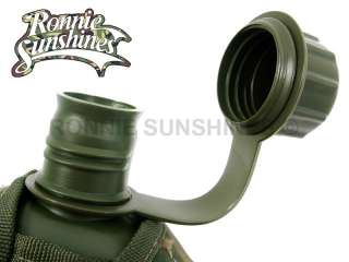 ARMY CANTEEN WATER BOTTLE WITH CAMO BELT HOLDER  
